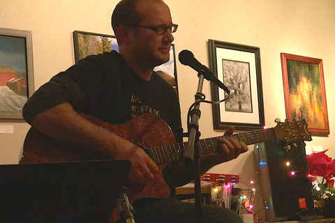 Matt Girtler at open mic