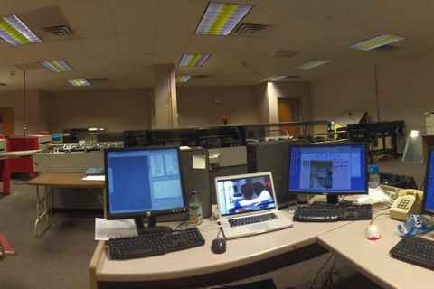 The new Gazette prepress