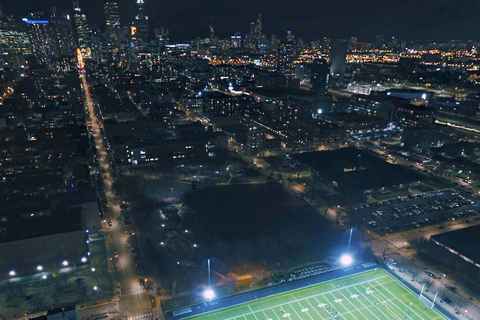 Chicago night panorama